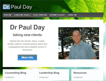 Tablet Screenshot of drpaulday.com